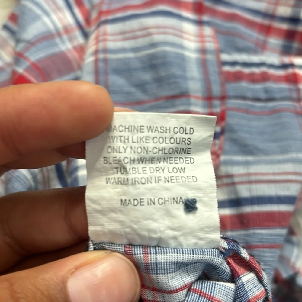Cody James Plaid Short Sleeve Snap Button Shirt